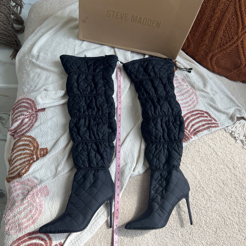 Brand New Steve Madden knee high heel boot!